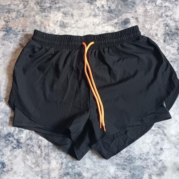 Running Shorts 3-pack With Built-In Compression Shorts Black Large - Picture 1 of 8